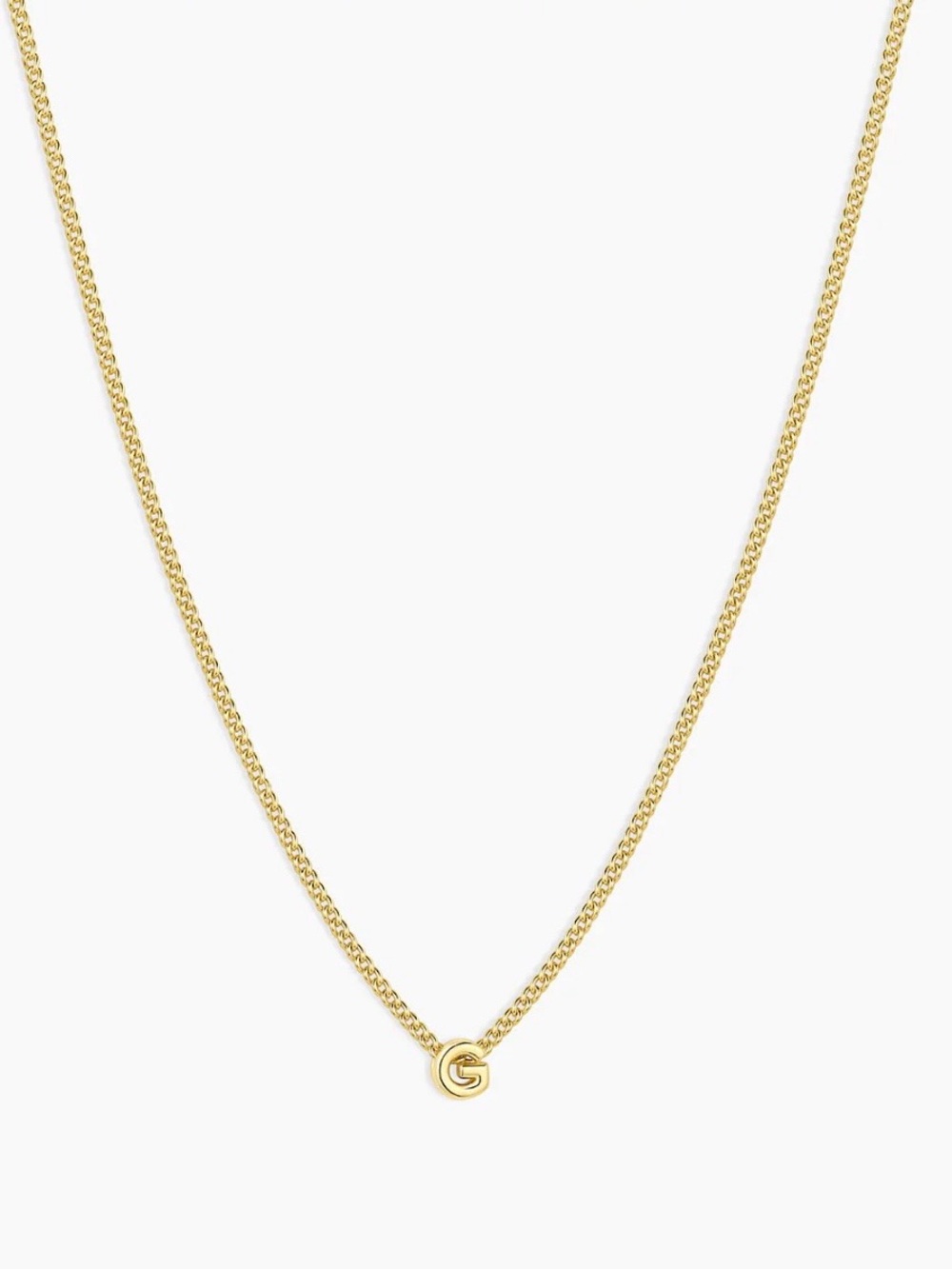 Gorjana Wilder Mini Alphabet “G” Necklace